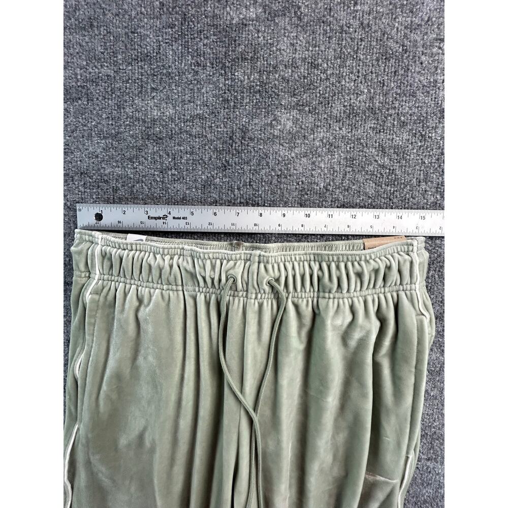 Nike Velour Jogger Pants Women's Medium Sage Green Velvet Lounge Sweatpants - Picture 6 of 7